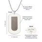 Not just a Dog Tag, Dog Tag but something meaningful to have close to you heart.