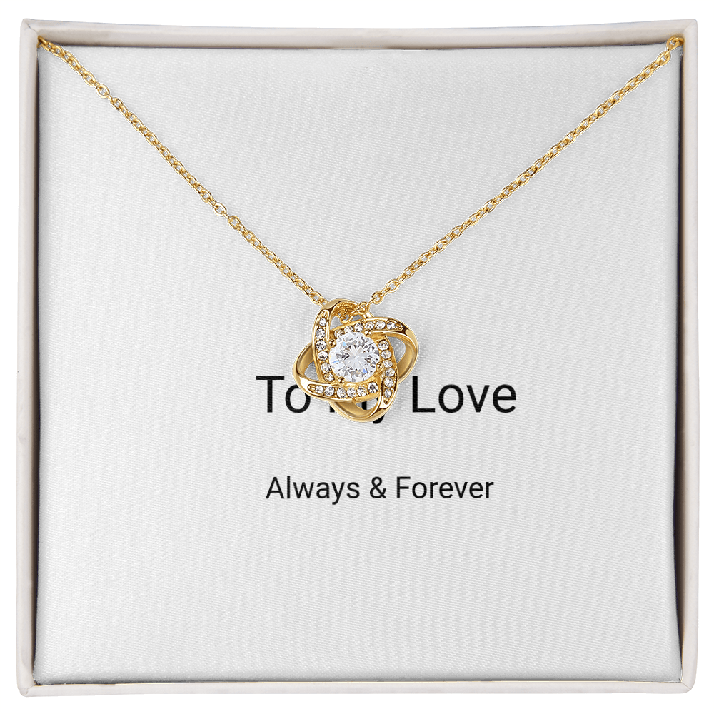 Love Knot Necklace – Symbol of Eternal Connection
