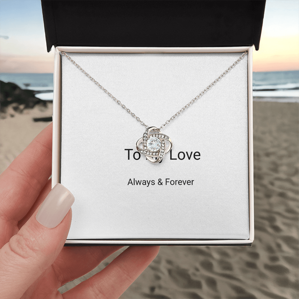 Love Knot Necklace – Symbol of Eternal Connection