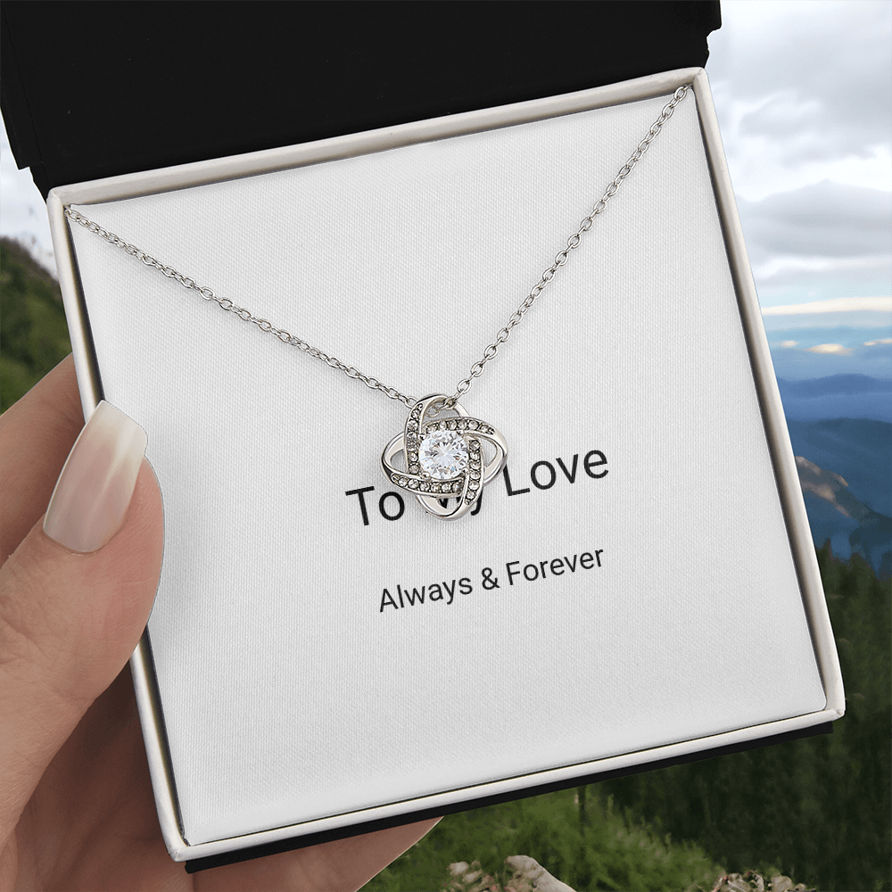 Love Knot Necklace – Symbol of Eternal Connection