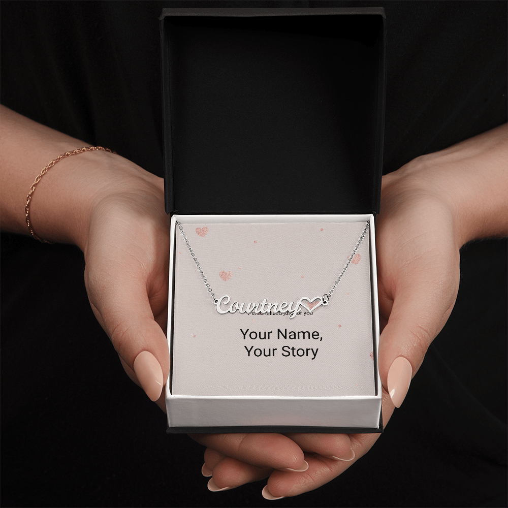 Personalized Heart Name Necklace – Wear Your Story