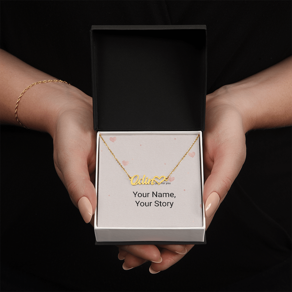 Personalized Heart Name Necklace – Wear Your Story