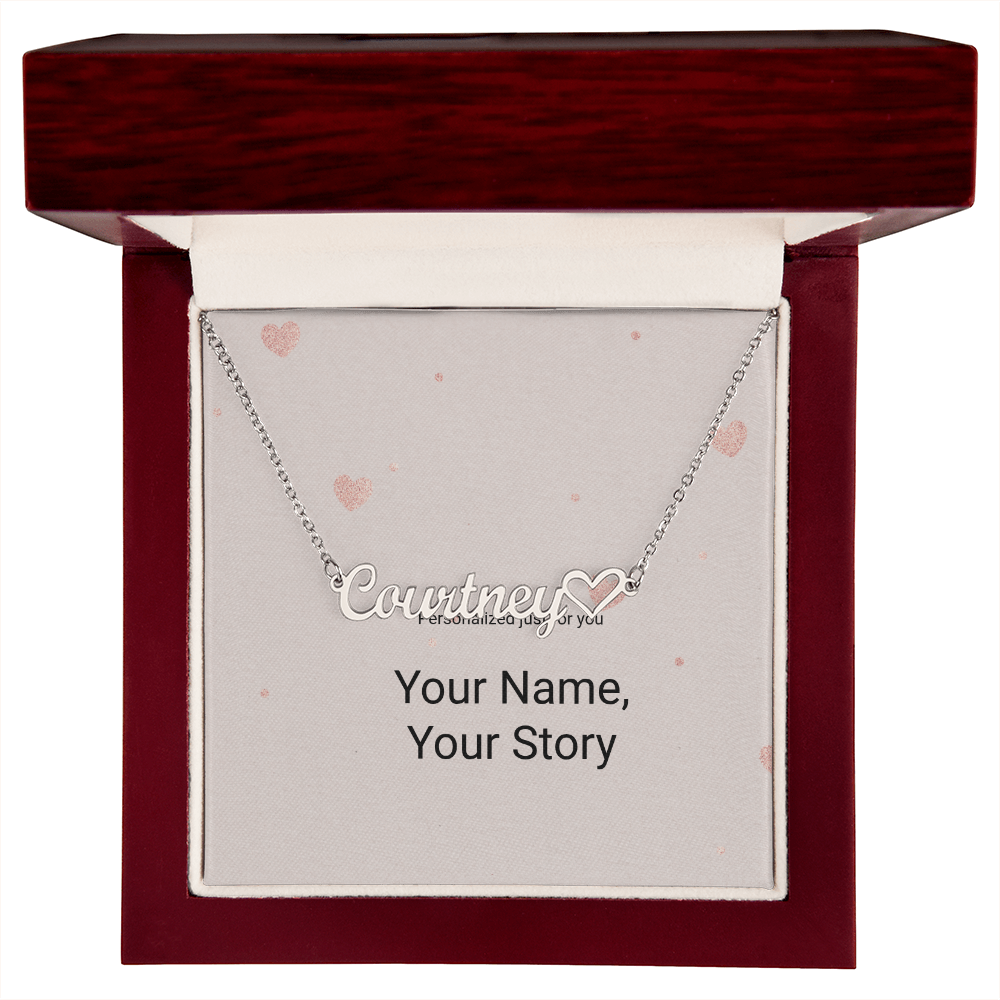 Personalized Heart Name Necklace – Wear Your Story