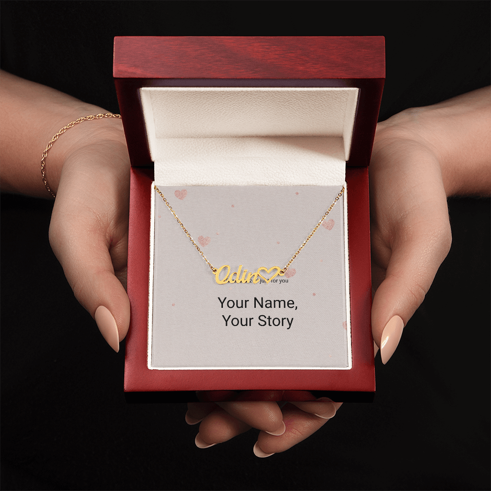 Personalized Heart Name Necklace – Wear Your Story