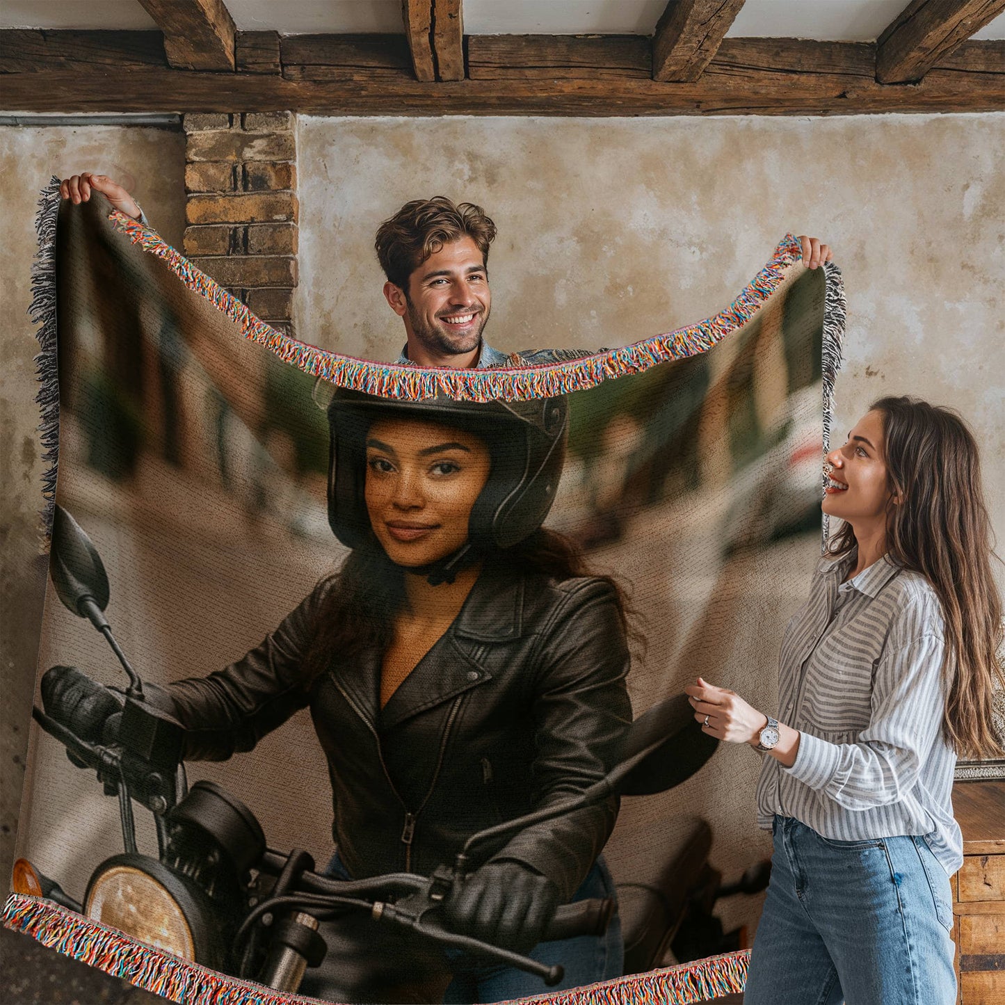 100% Cotton blanket- Your Own Custom Artwork