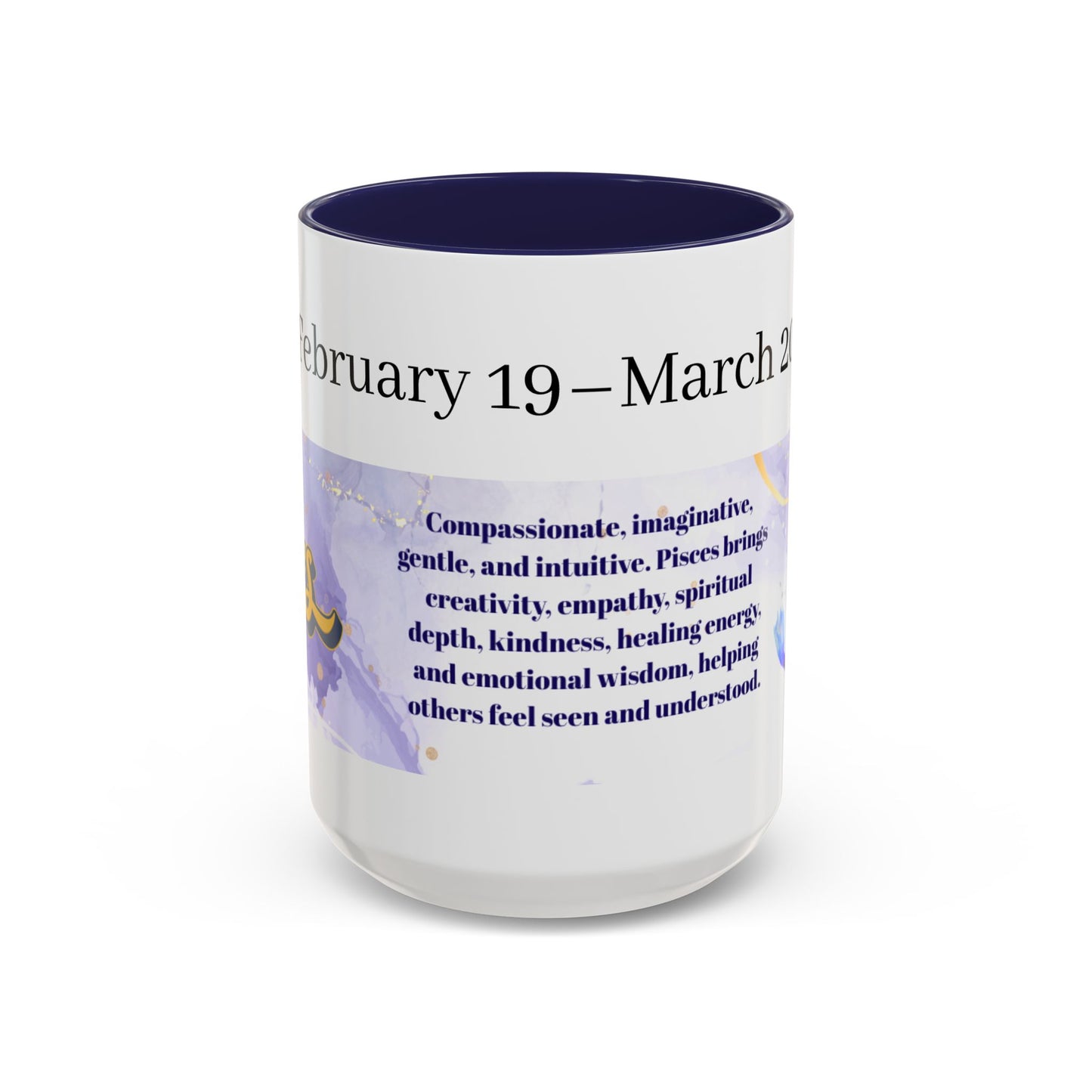 Pisces Zodiac Coffee Mug — February 19–March 20 Astrology Gift