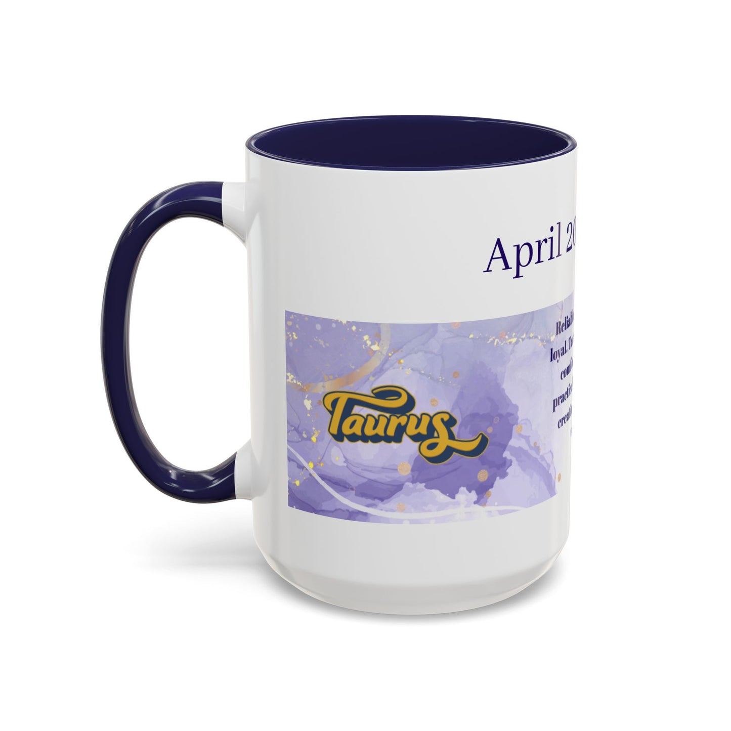 Taurus Zodiac Coffee Mug — April 20–May 20 Horoscope Mug with Bull Artwork