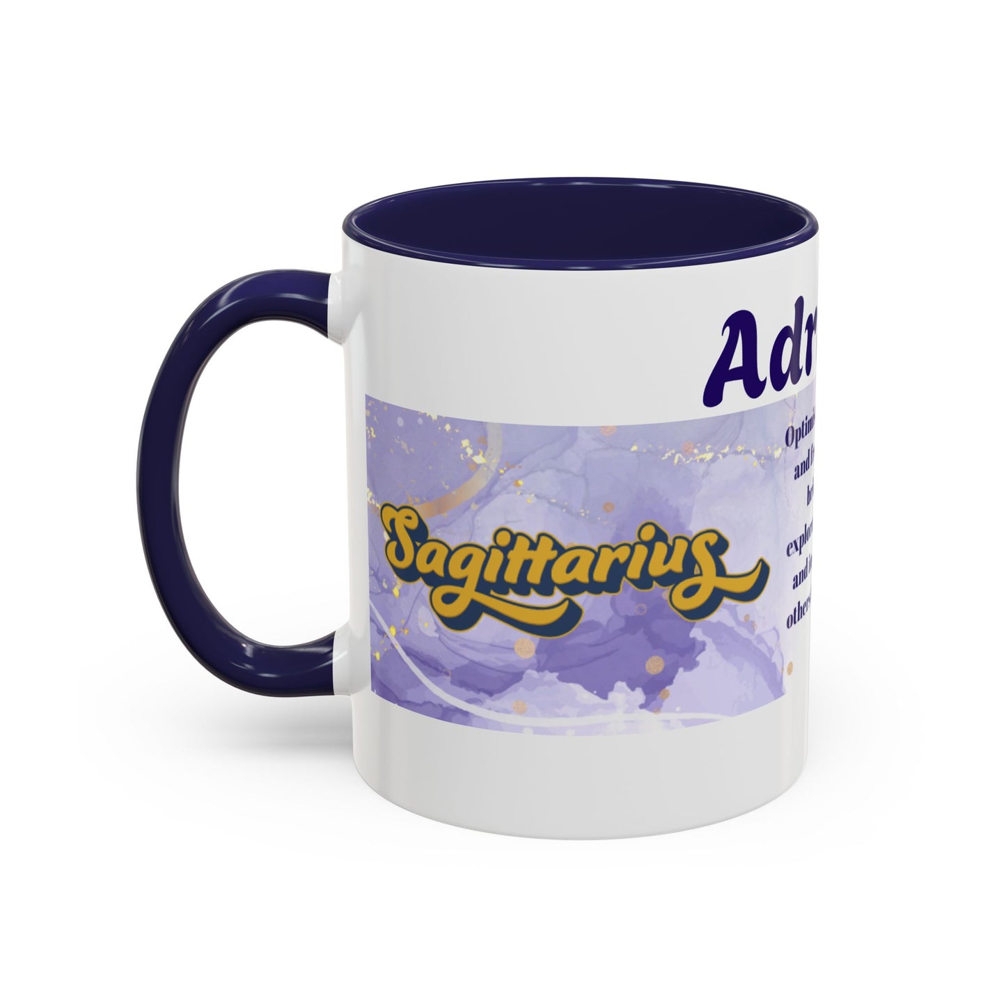 Sagittarius Zodiac Personalized Name Coffee Mug — Zodiac Traits Keepsake
