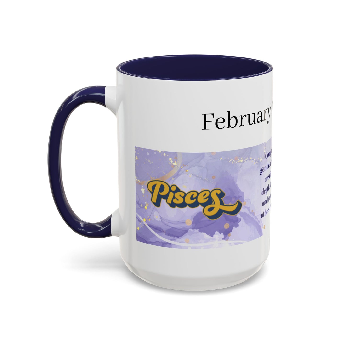 Pisces Zodiac Coffee Mug — February 19–March 20 Astrology Gift
