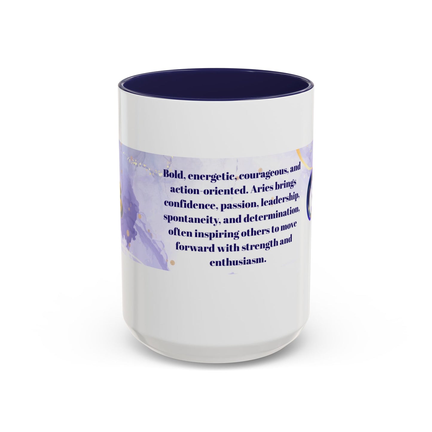 Aries Zodiac Coffee Mug — Ram Horoscope Traits Accent Mug (11/15oz)
