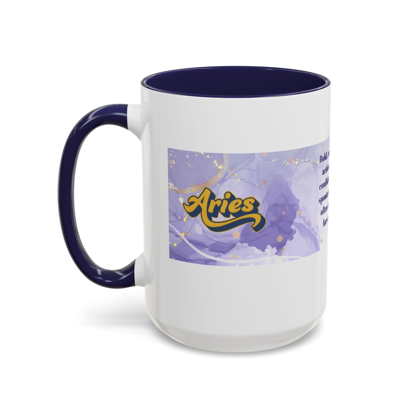 Aries Zodiac Coffee Mug — Ram Horoscope Traits Accent Mug (11/15oz)