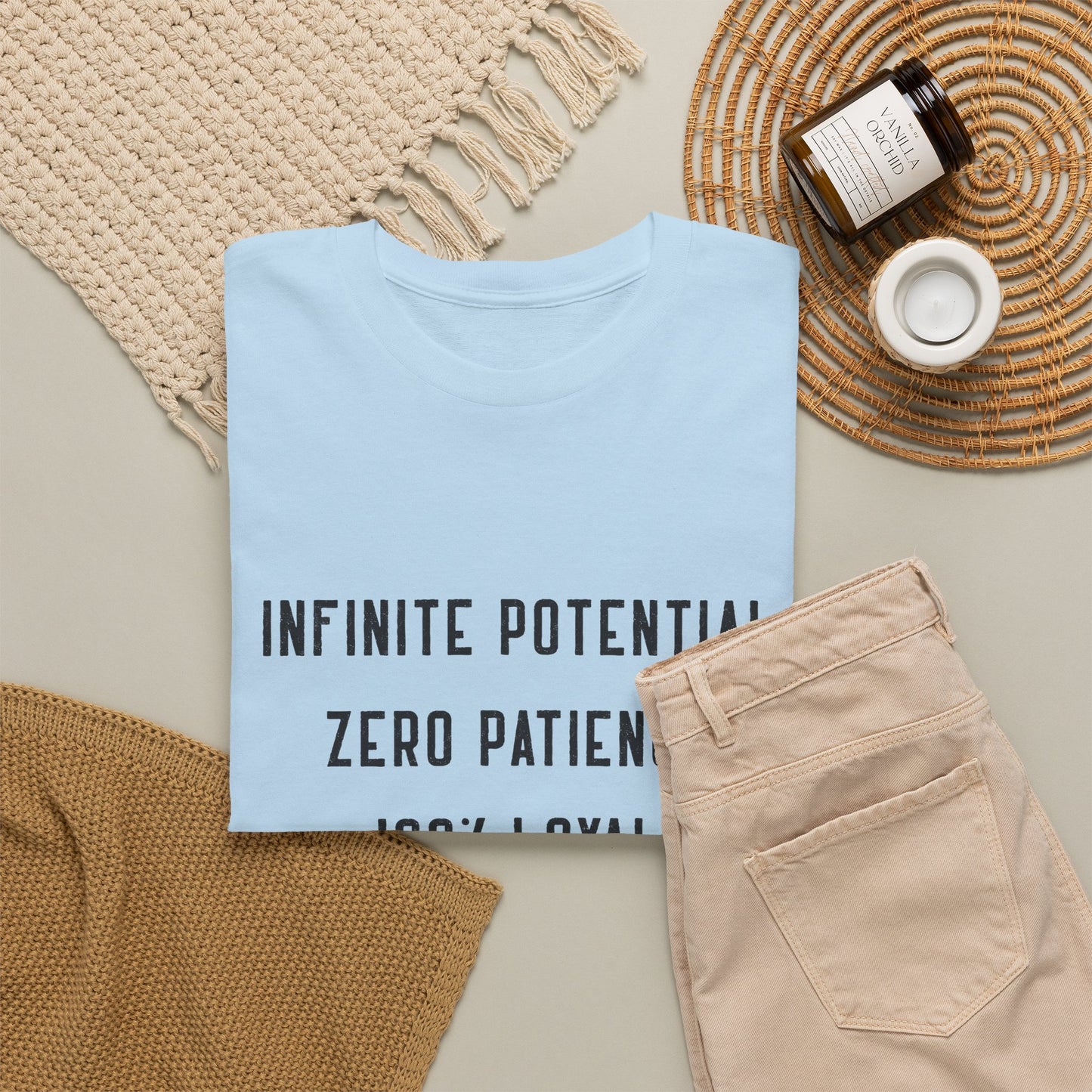 Gemini Zodiac Tee — 'Infinite Potential / Zero Patience' Horoscope T-Shirt