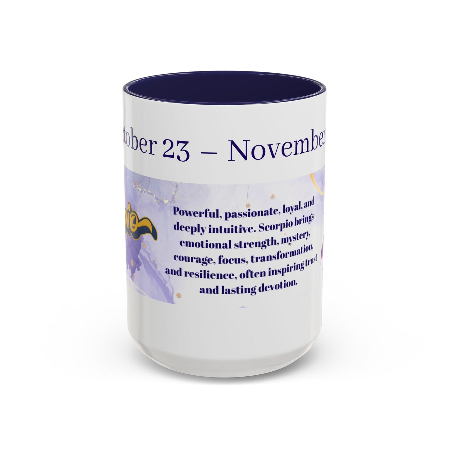 Scorpio Zodiac Coffee Mug — November 23 Birthday Gift
