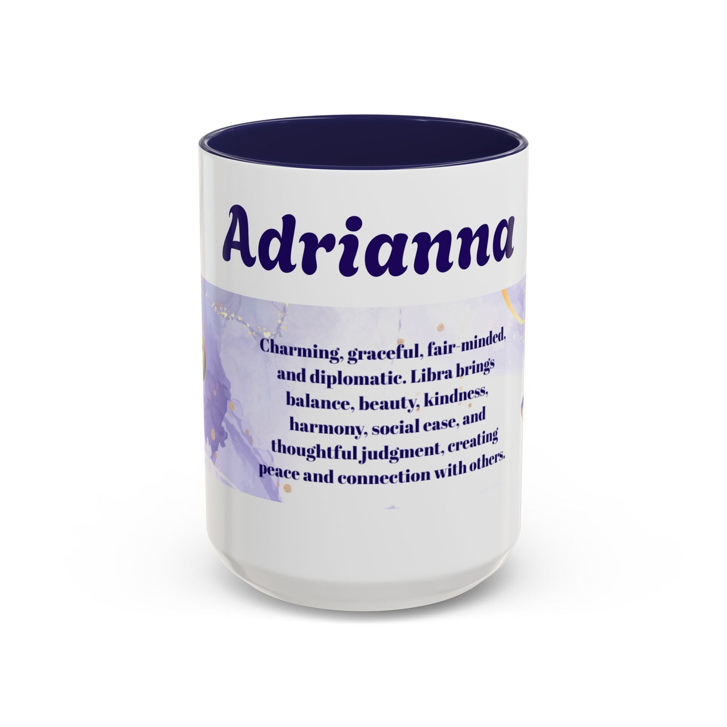 Libra Zodiac Personalized Name Coffee Mug — Zodiac Traits Keepsake