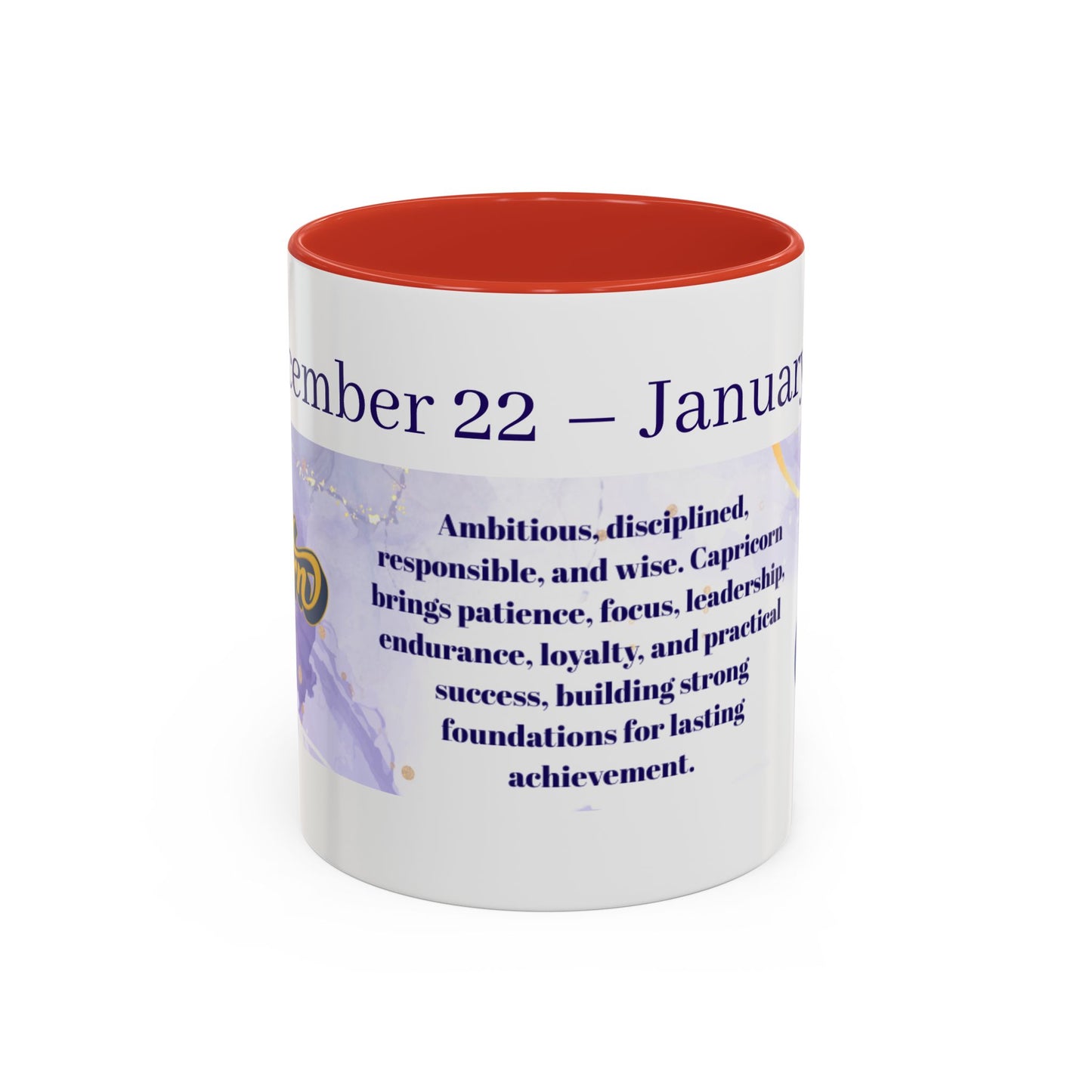 Capricorn Zodiac Coffee Mug — January 19–January 22 Horoscope Traits