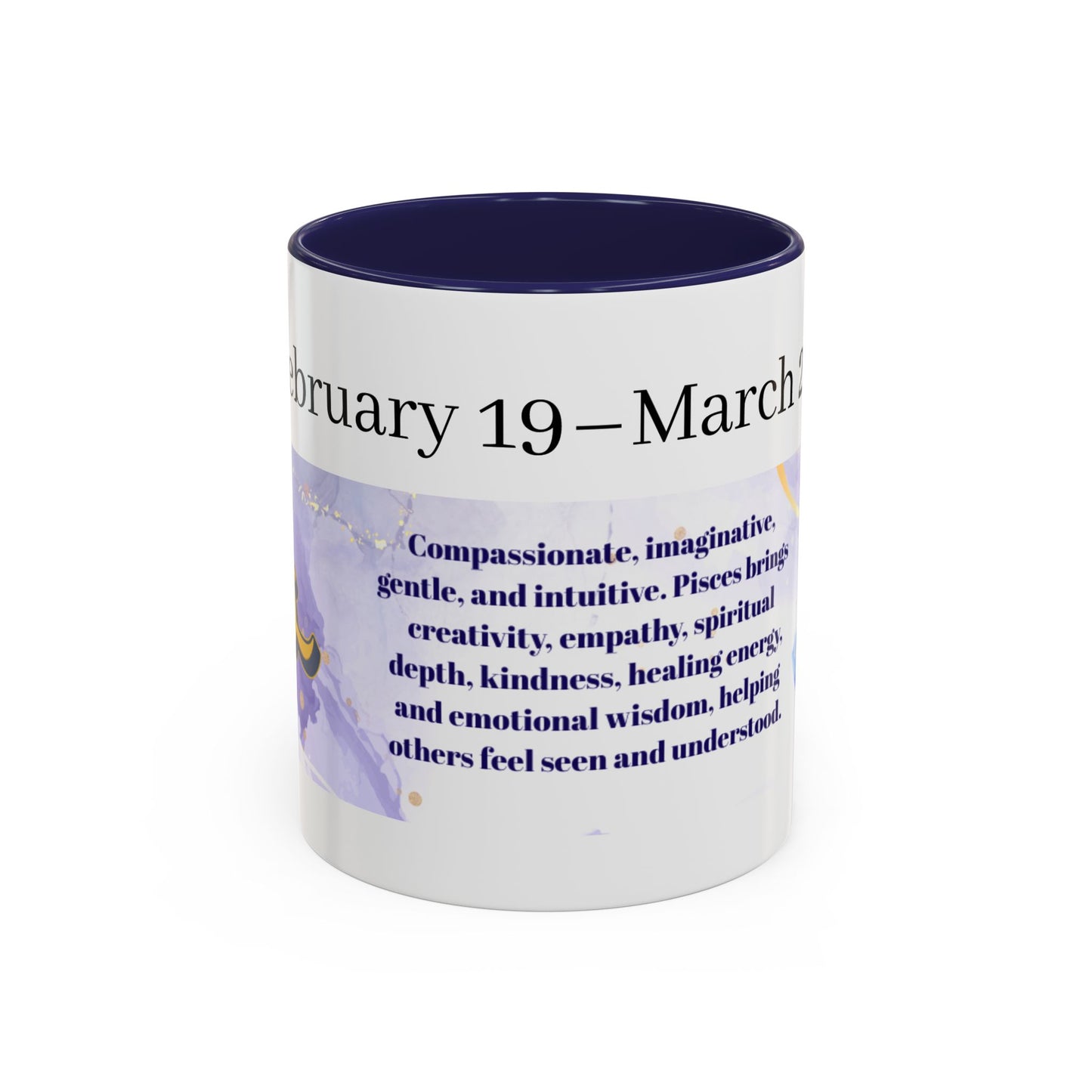 Pisces Zodiac Coffee Mug — February 19–March 20 Astrology Gift
