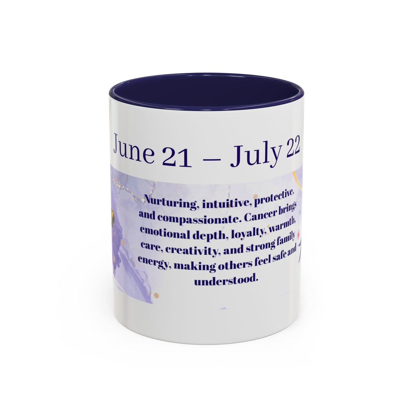 Cancer Zodiac Coffee Mug — June 21–July 22 Horoscope Gift