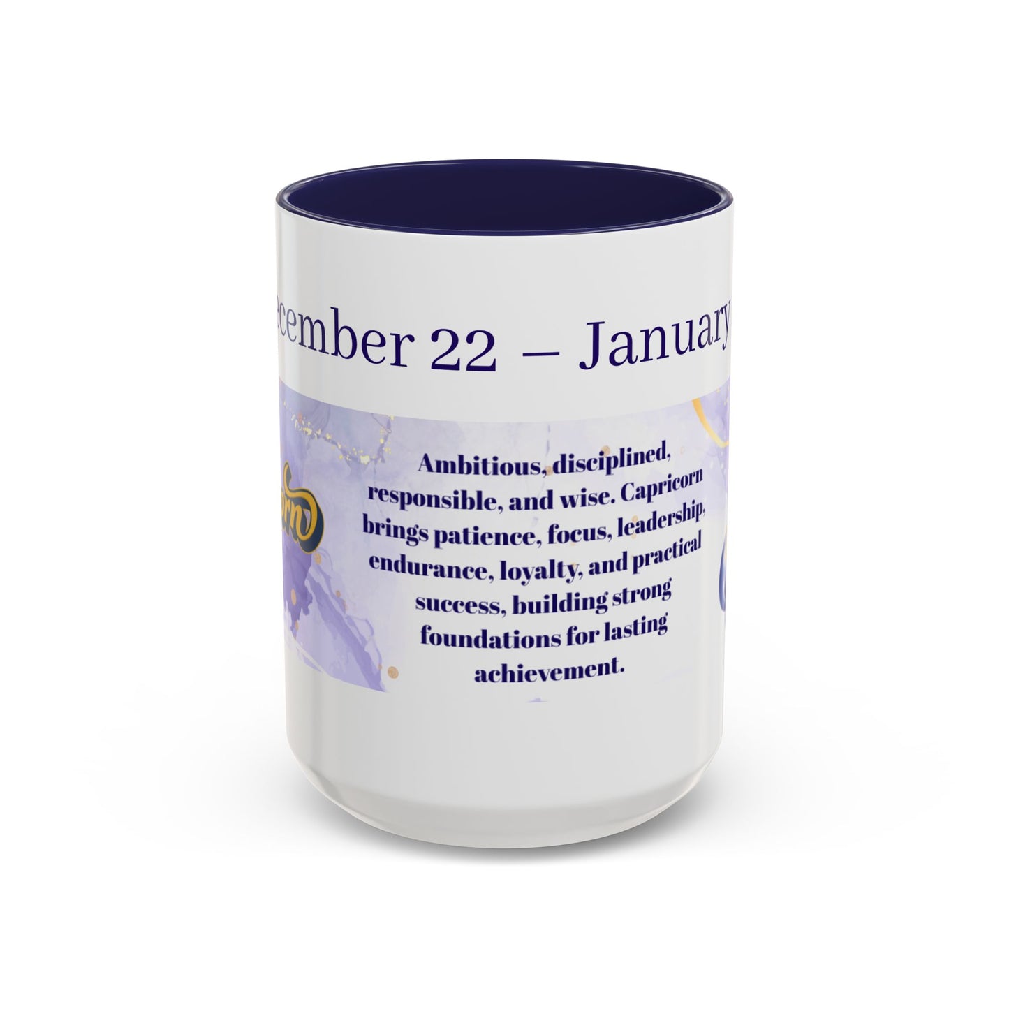 Capricorn Zodiac Coffee Mug — January 19–January 22 Horoscope Traits