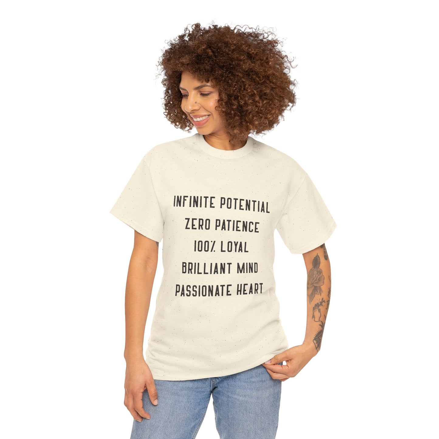 Gemini Zodiac Tee — 'Infinite Potential / Zero Patience' Horoscope T-Shirt