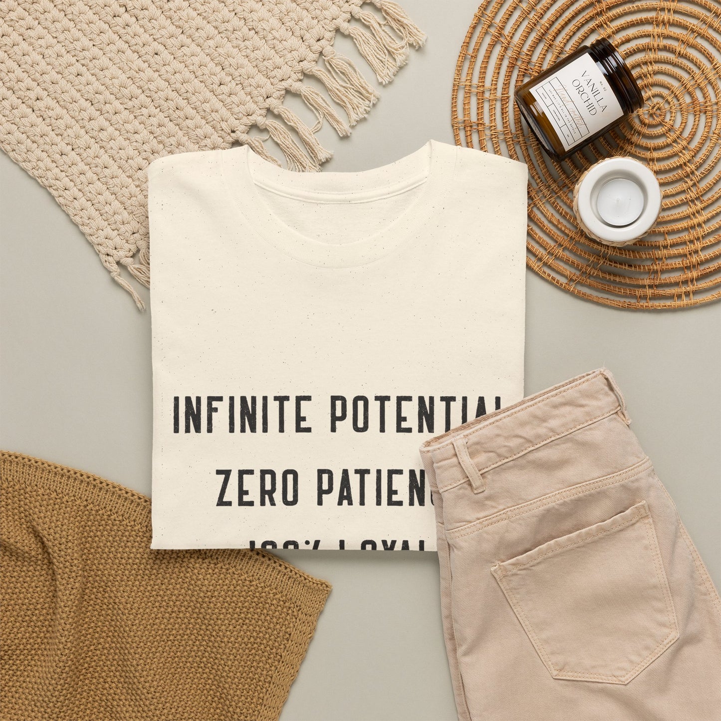 Gemini Zodiac Tee — 'Infinite Potential / Zero Patience' Horoscope T-Shirt