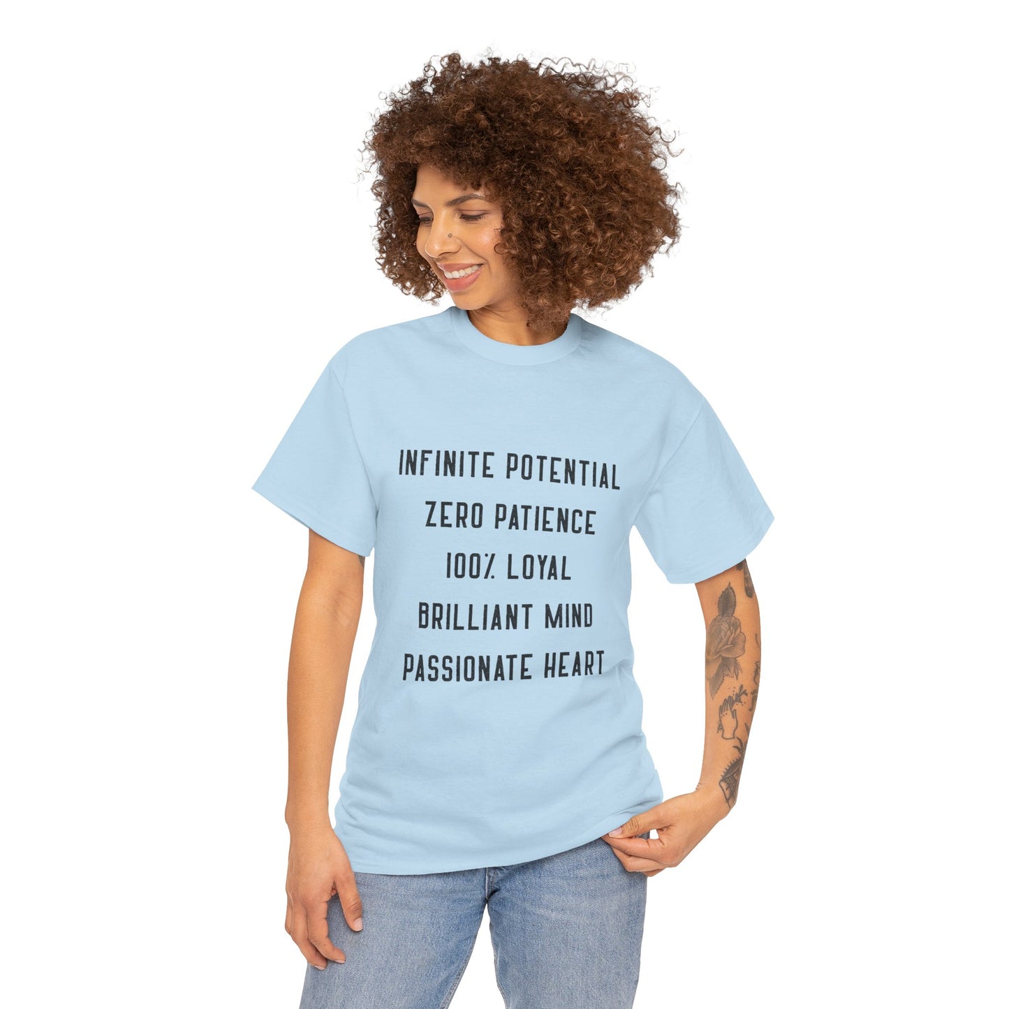Gemini Zodiac Tee — 'Infinite Potential / Zero Patience' Horoscope T-Shirt