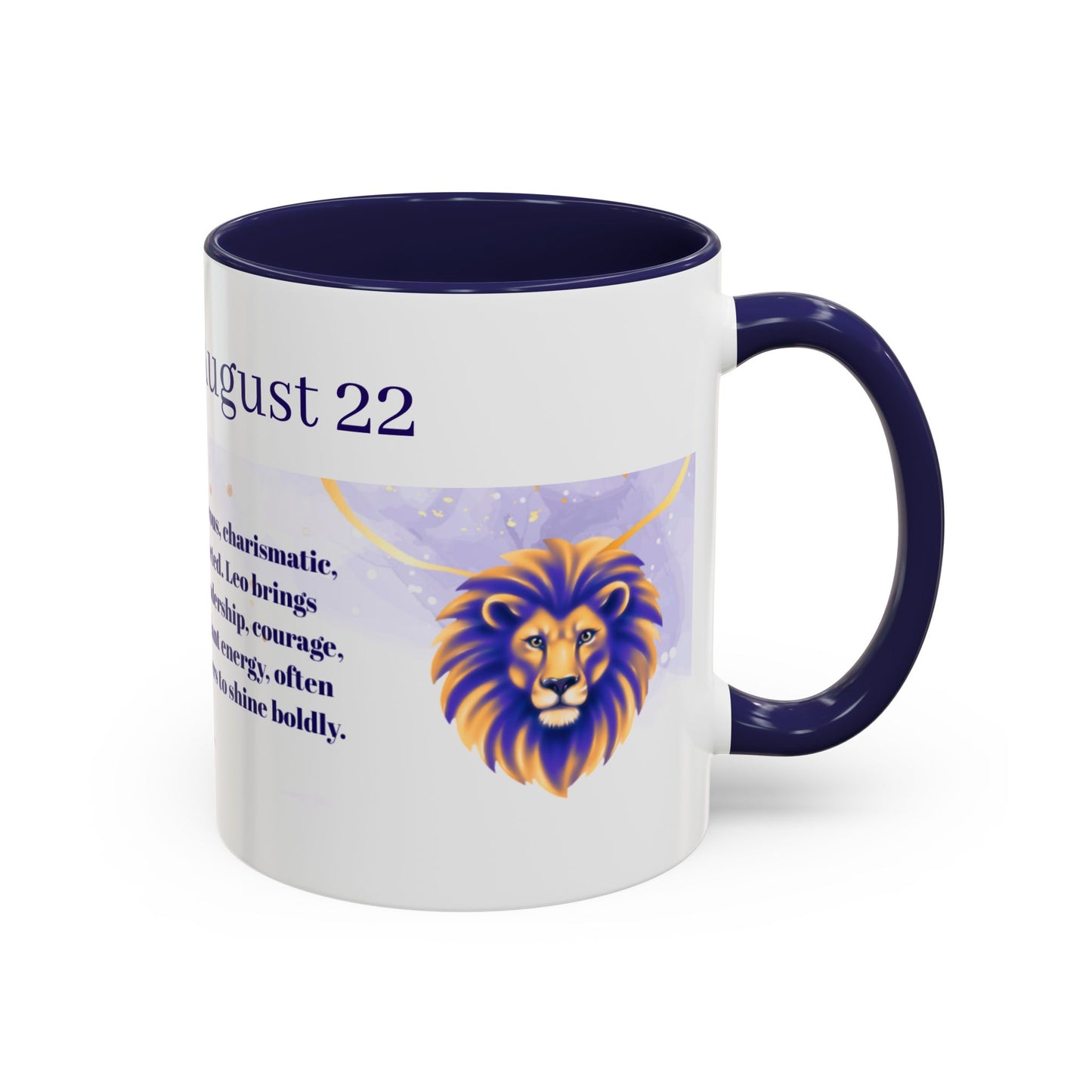 Leo Zodiac Coffee Mug — July 23–August 22 | Lion Horoscope Gift