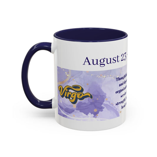 Virgo Zodiac Coffee Mug — August 23–September 22 Horoscope Gift