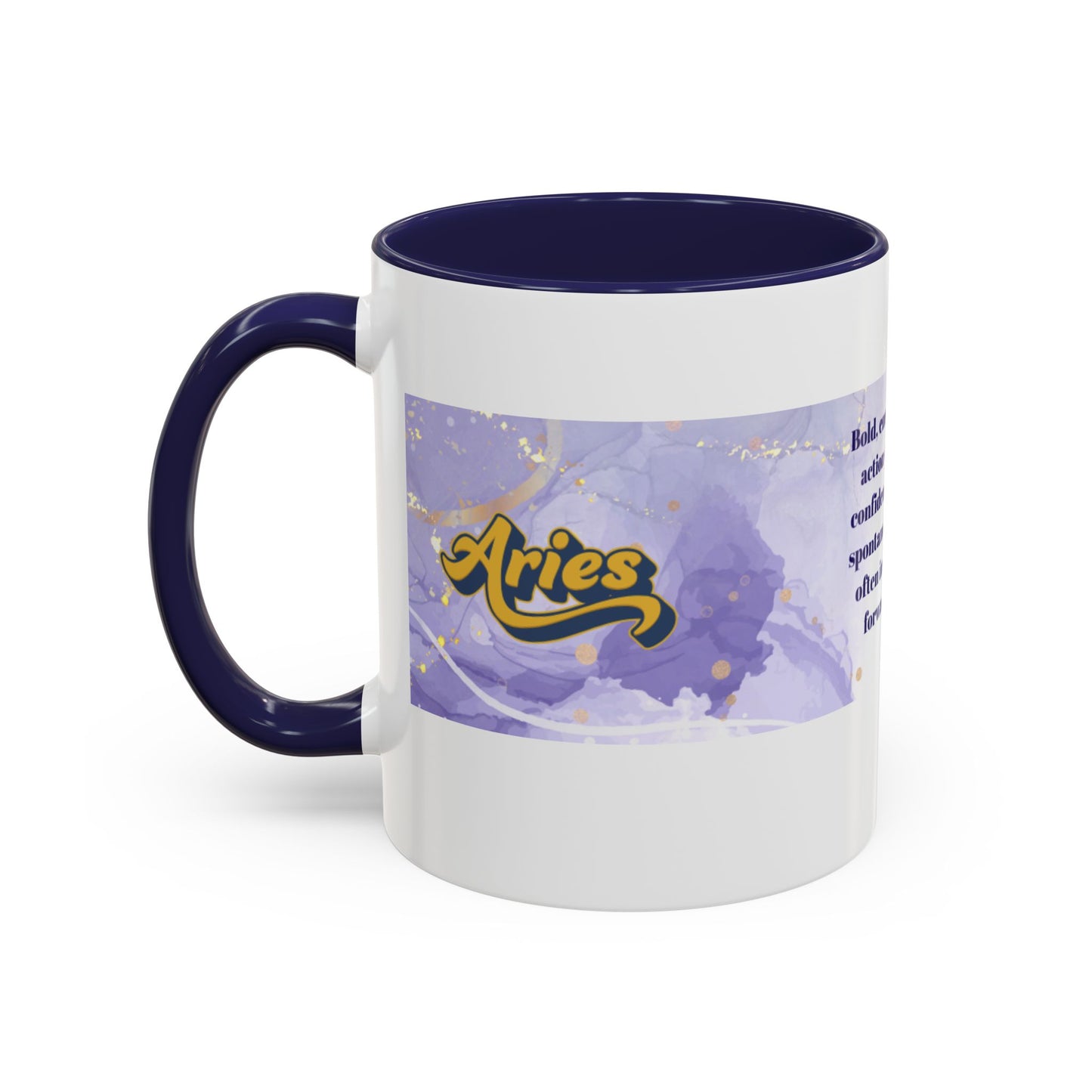 Aries Zodiac Coffee Mug — Ram Horoscope Traits Accent Mug (11/15oz)
