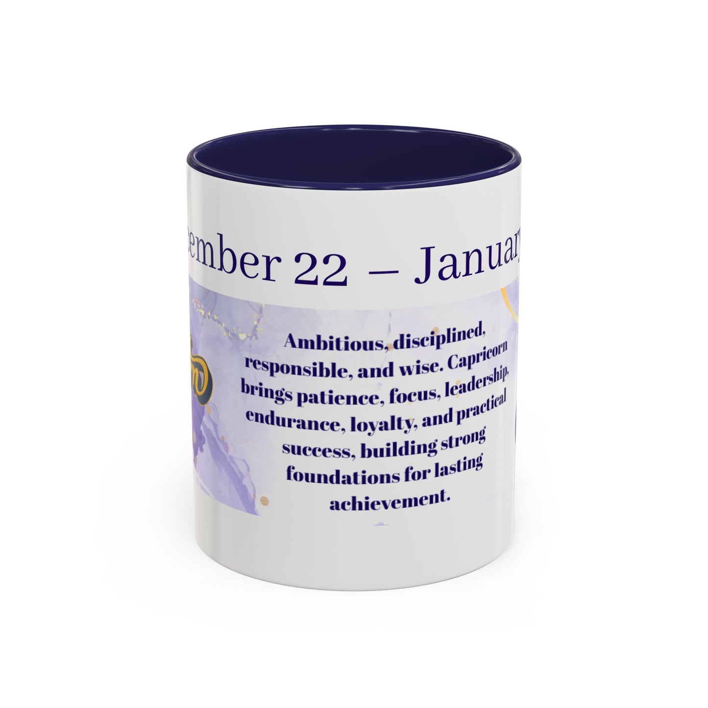 Capricorn Zodiac Coffee Mug — January 19–January 22 Horoscope Traits