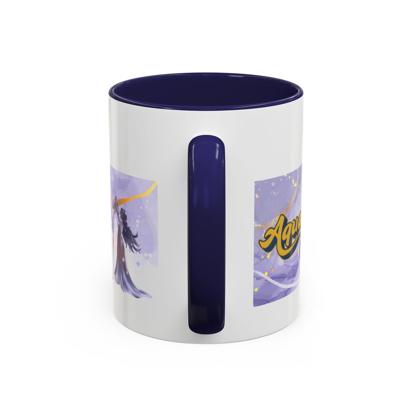 Aquarius Zodiac Personalized Name Coffee Mug — Zodiac Traits Keepsake