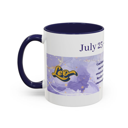 Leo Zodiac Coffee Mug — July 23–August 22 | Lion Horoscope Gift
