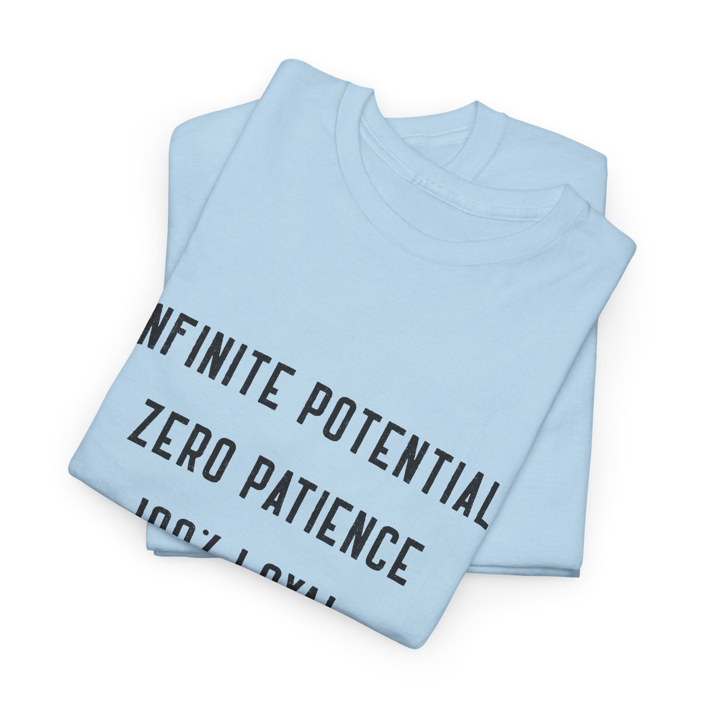Gemini Zodiac Tee — 'Infinite Potential / Zero Patience' Horoscope T-Shirt