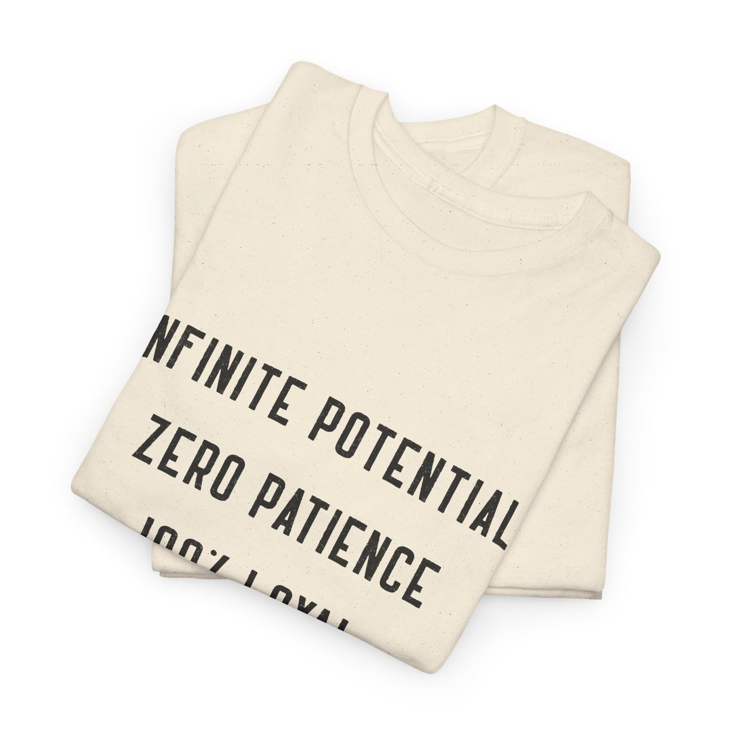Gemini Zodiac Tee — 'Infinite Potential / Zero Patience' Horoscope T-Shirt