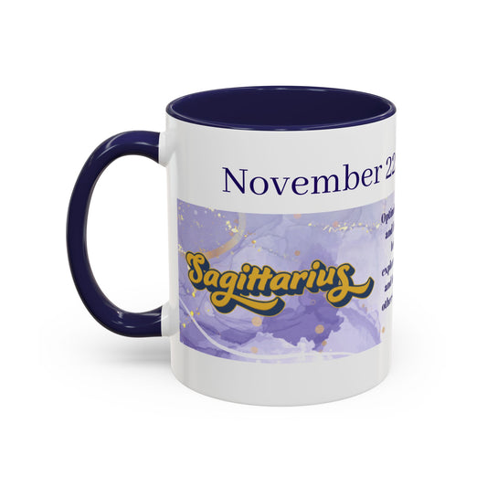 Sagittarius Zodiac Coffee Mug — December 22–January 21 Horoscope Gift