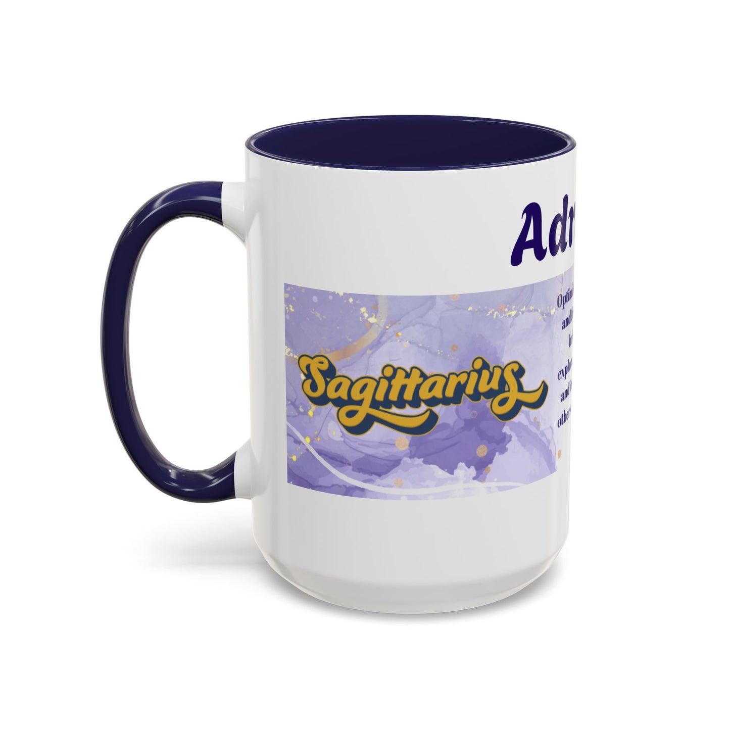 Sagittarius Zodiac Personalized Name Coffee Mug — Zodiac Traits Keepsake