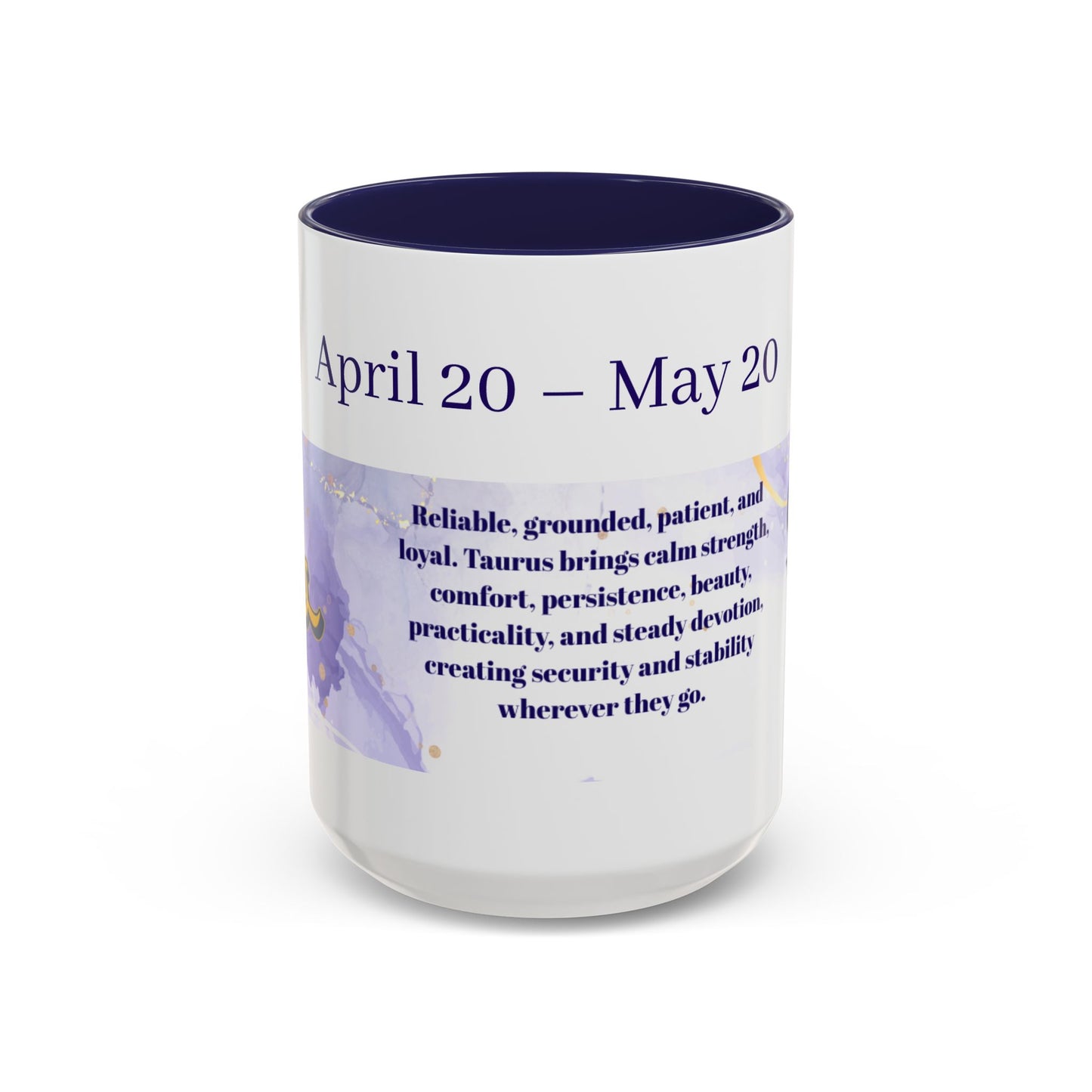 Taurus Zodiac Coffee Mug — April 20–May 20 Horoscope Mug with Bull Artwork
