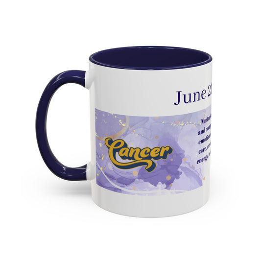 Cancer Zodiac Coffee Mug — June 21–July 22 Horoscope Gift