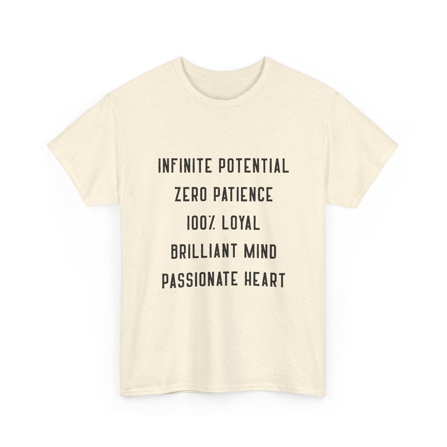 Gemini Zodiac Tee — 'Infinite Potential / Zero Patience' Horoscope T-Shirt