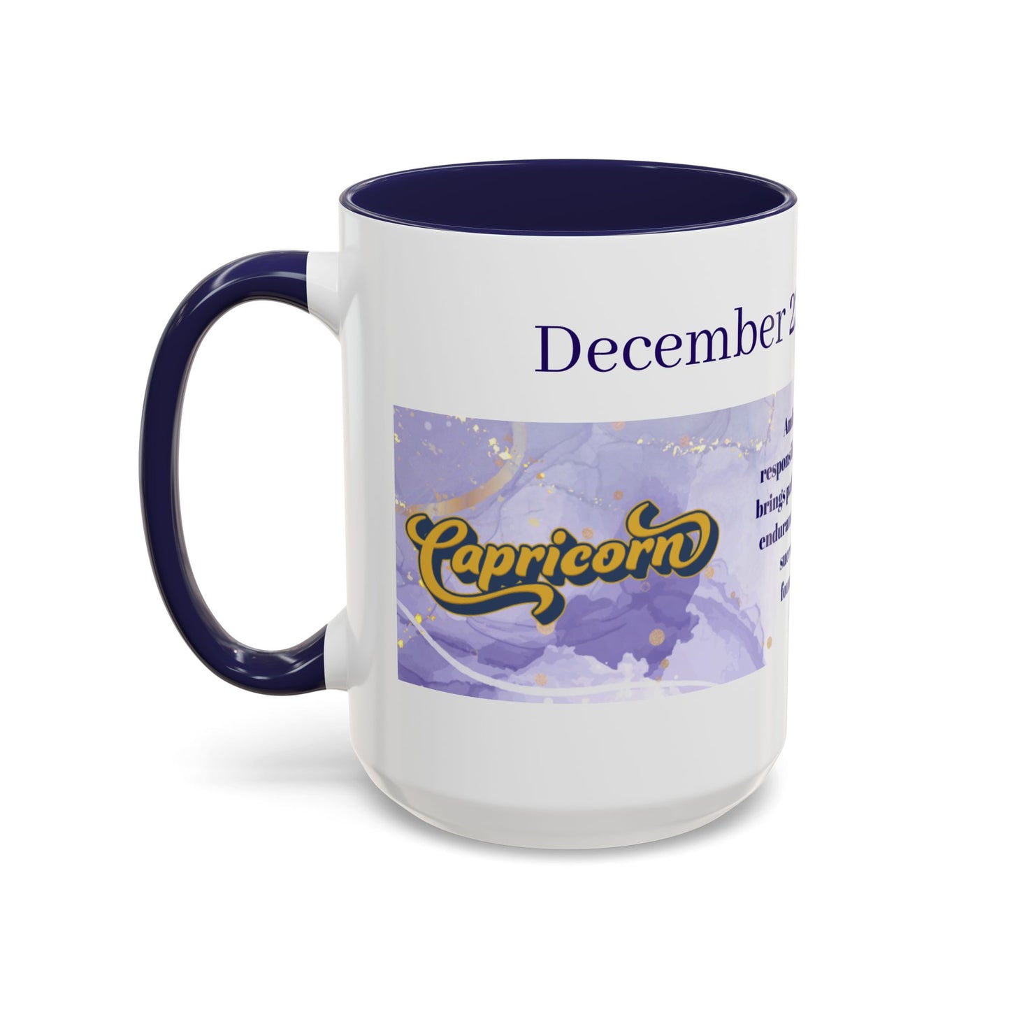Capricorn Zodiac Coffee Mug — January 19–January 22 Horoscope Traits