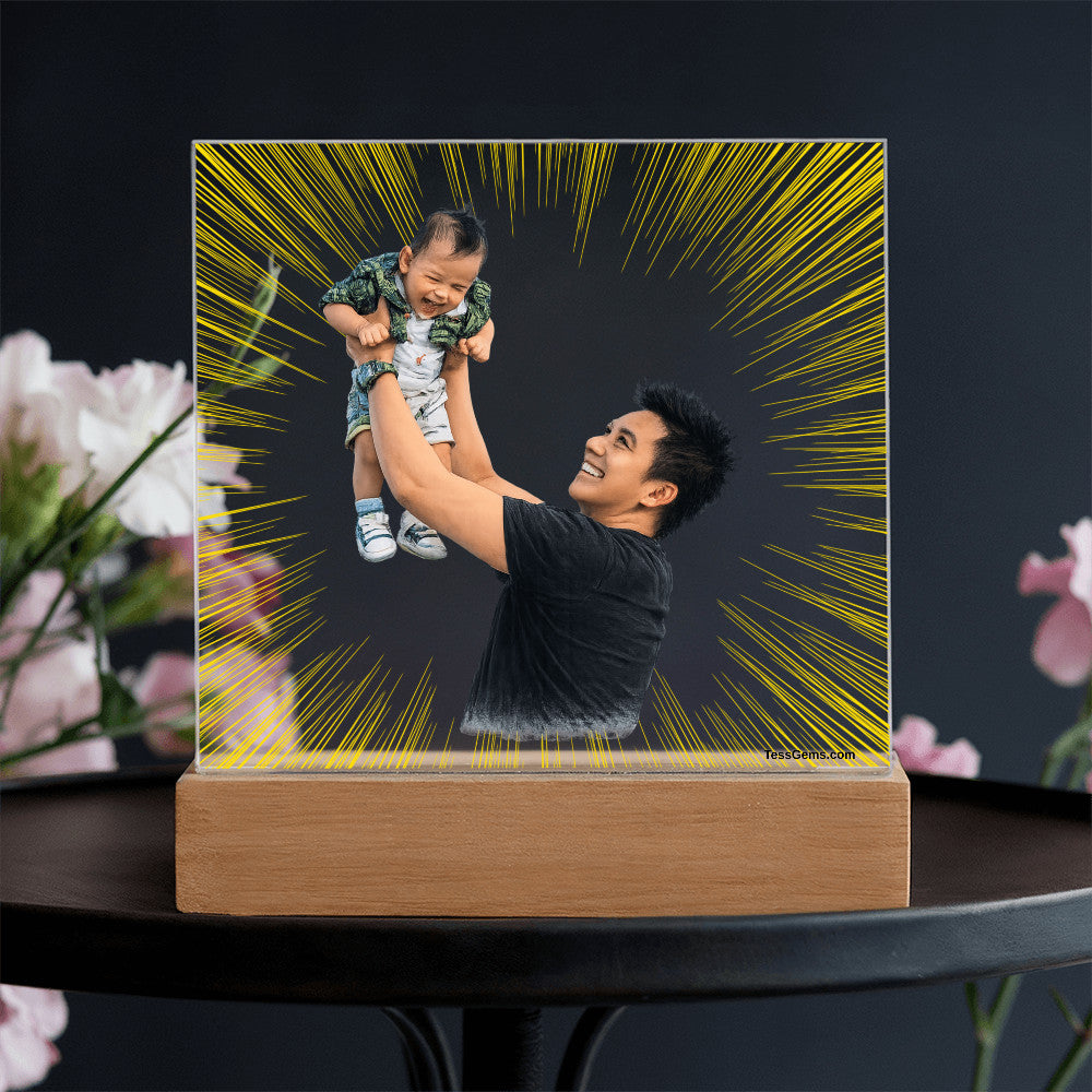 A Custom Art Light Stand - Great for Father's Day