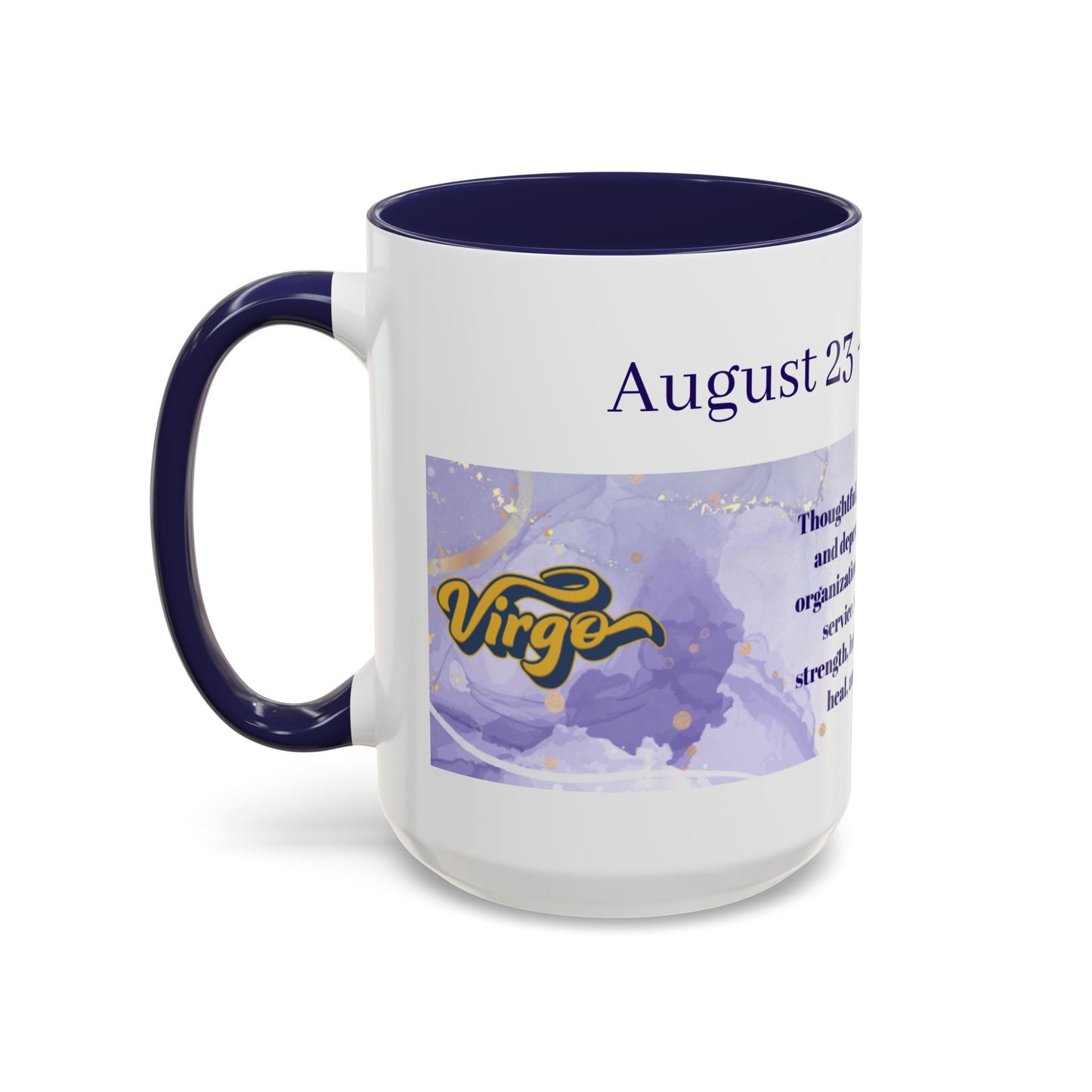 Virgo Zodiac Coffee Mug — August 23–September 22 Horoscope Gift