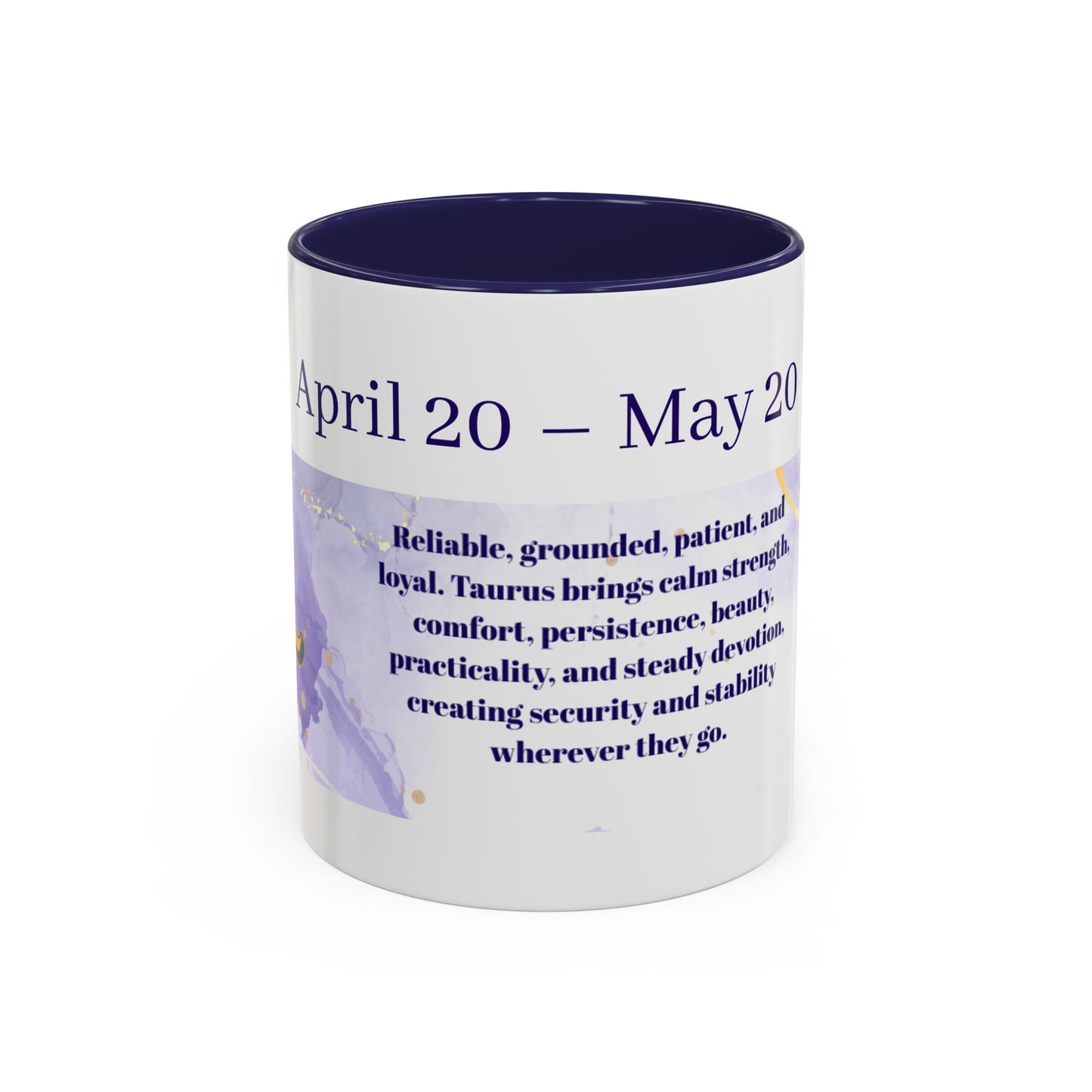 Taurus Zodiac Coffee Mug — April 20–May 20 Horoscope Mug with Bull Artwork