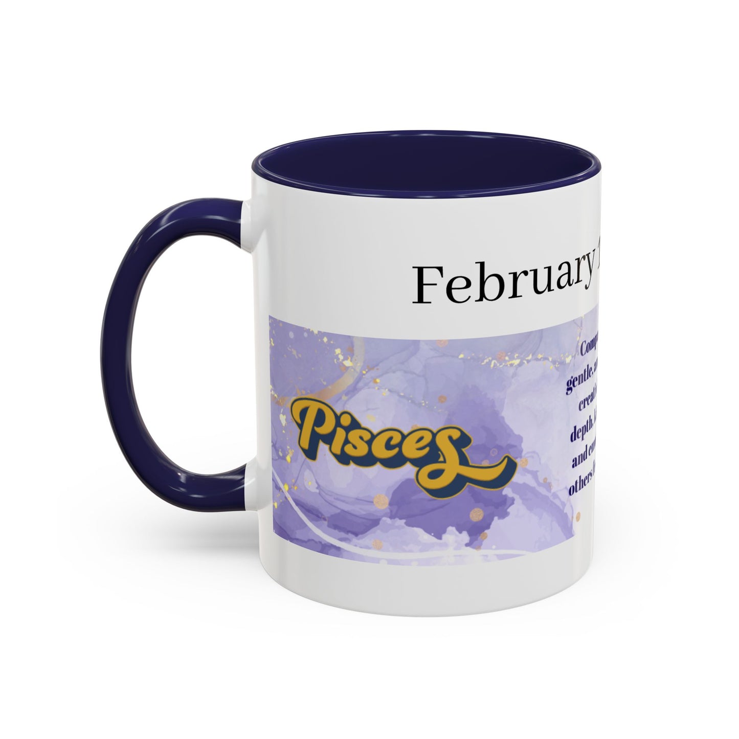 Pisces Zodiac Coffee Mug — February 19–March 20 Astrology Gift