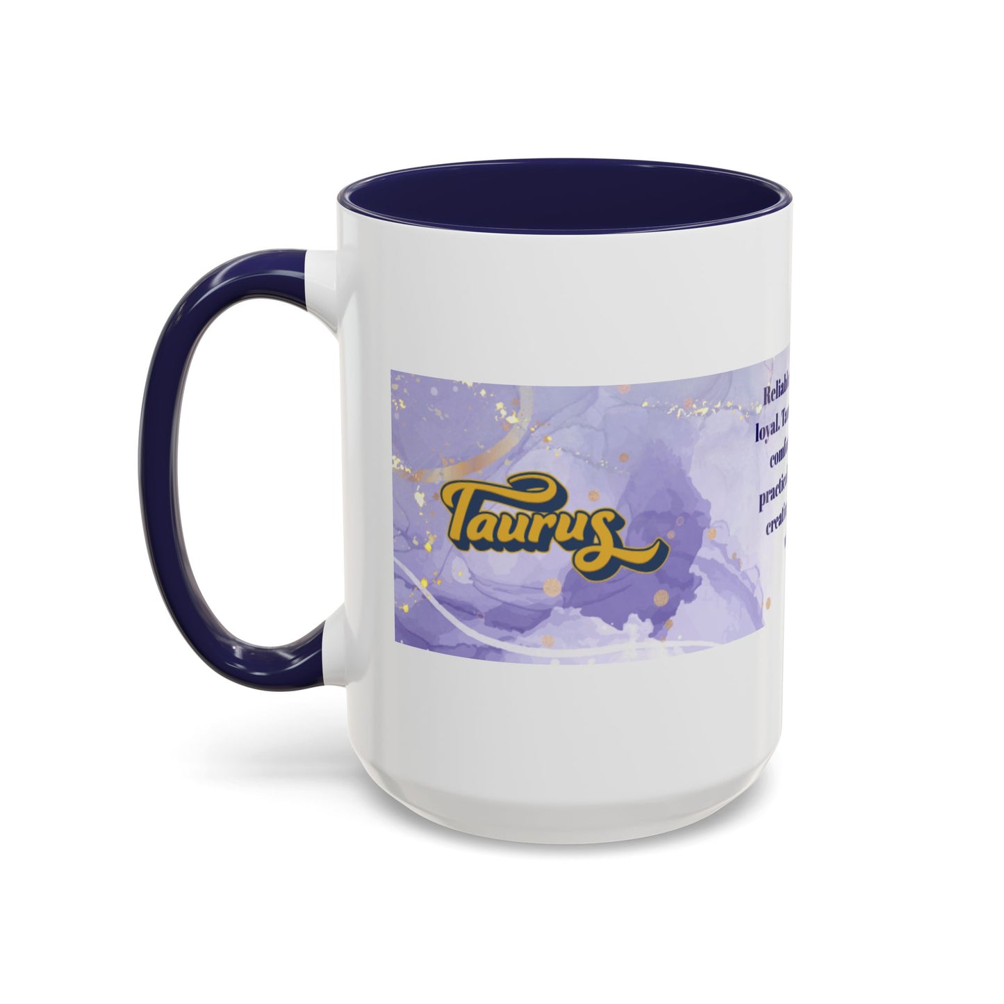 Taurus Horoscope Coffee Mug — Zodiac Bull Design with Taurus Traits (15oz)