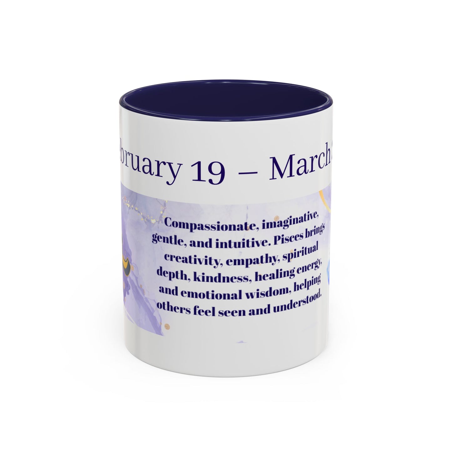 Pisces Zodiac Coffee Mug — February 19–March 20 Astrology Gift