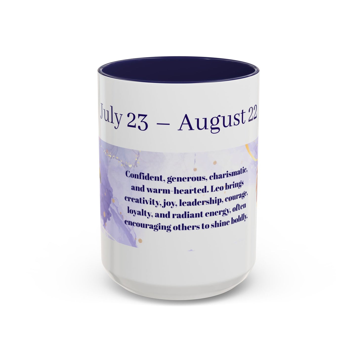 Leo Zodiac Coffee Mug — July 23–August 22 | Lion Horoscope Gift