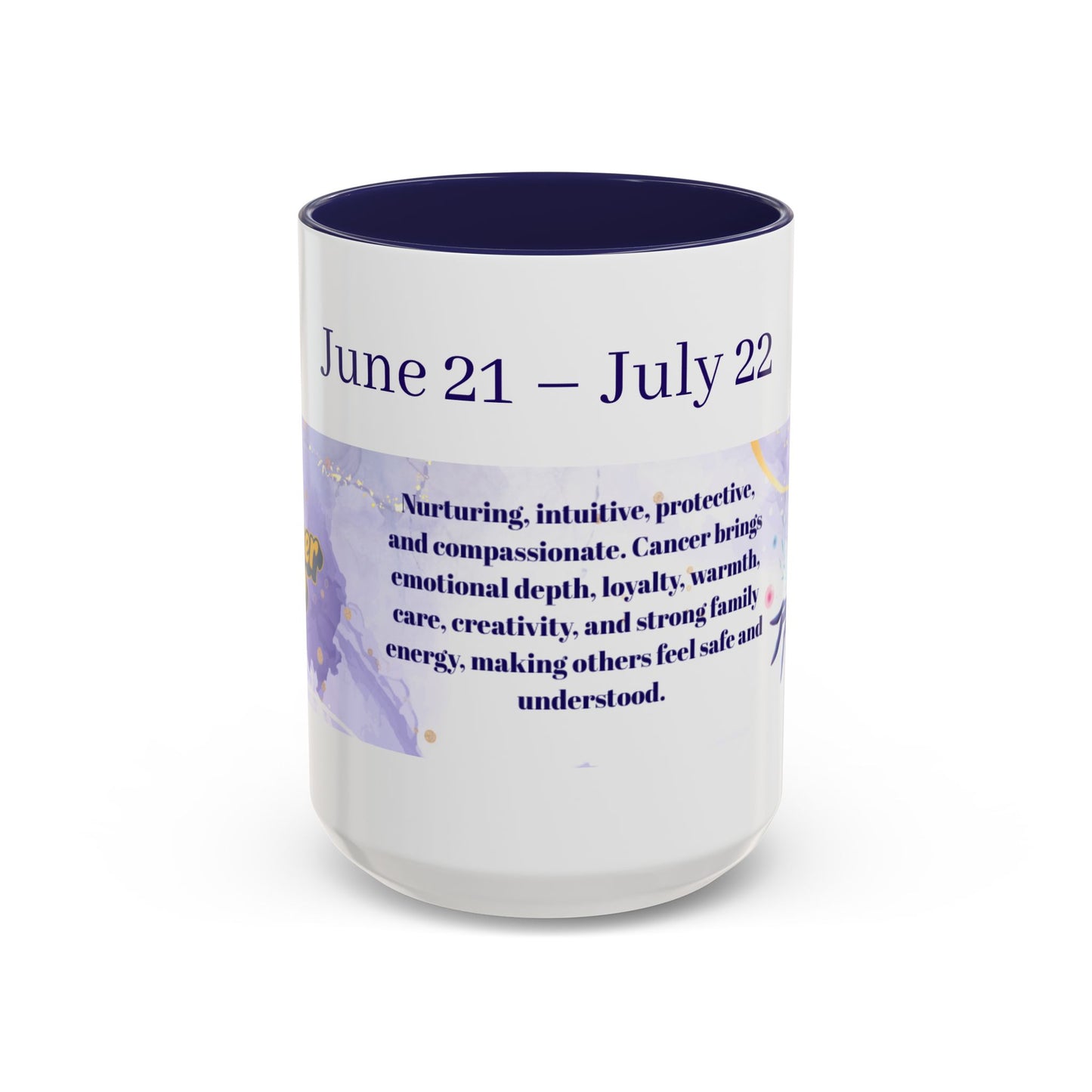 Cancer Zodiac Coffee Mug — June 21–July 22 Horoscope Gift