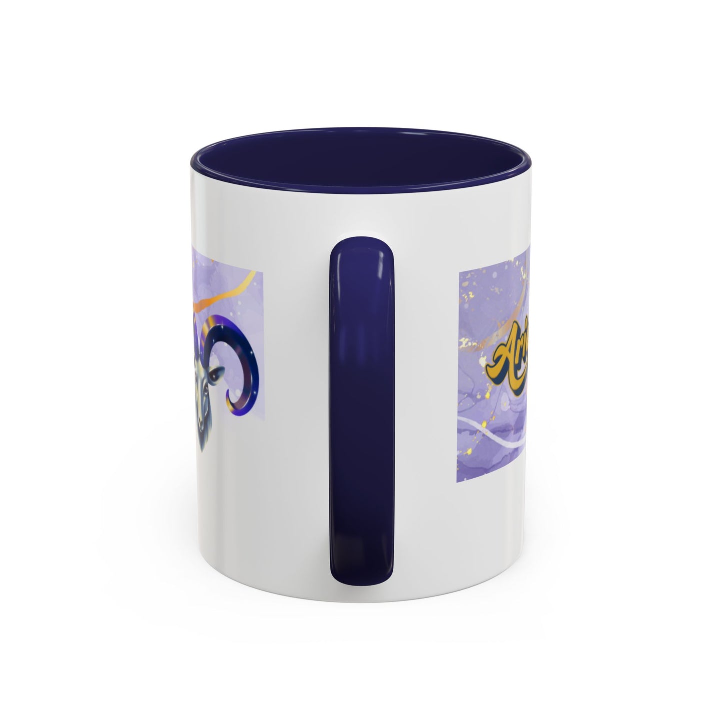 Aries Zodiac Coffee Mug — Ram Horoscope Traits Accent Mug (11/15oz)
