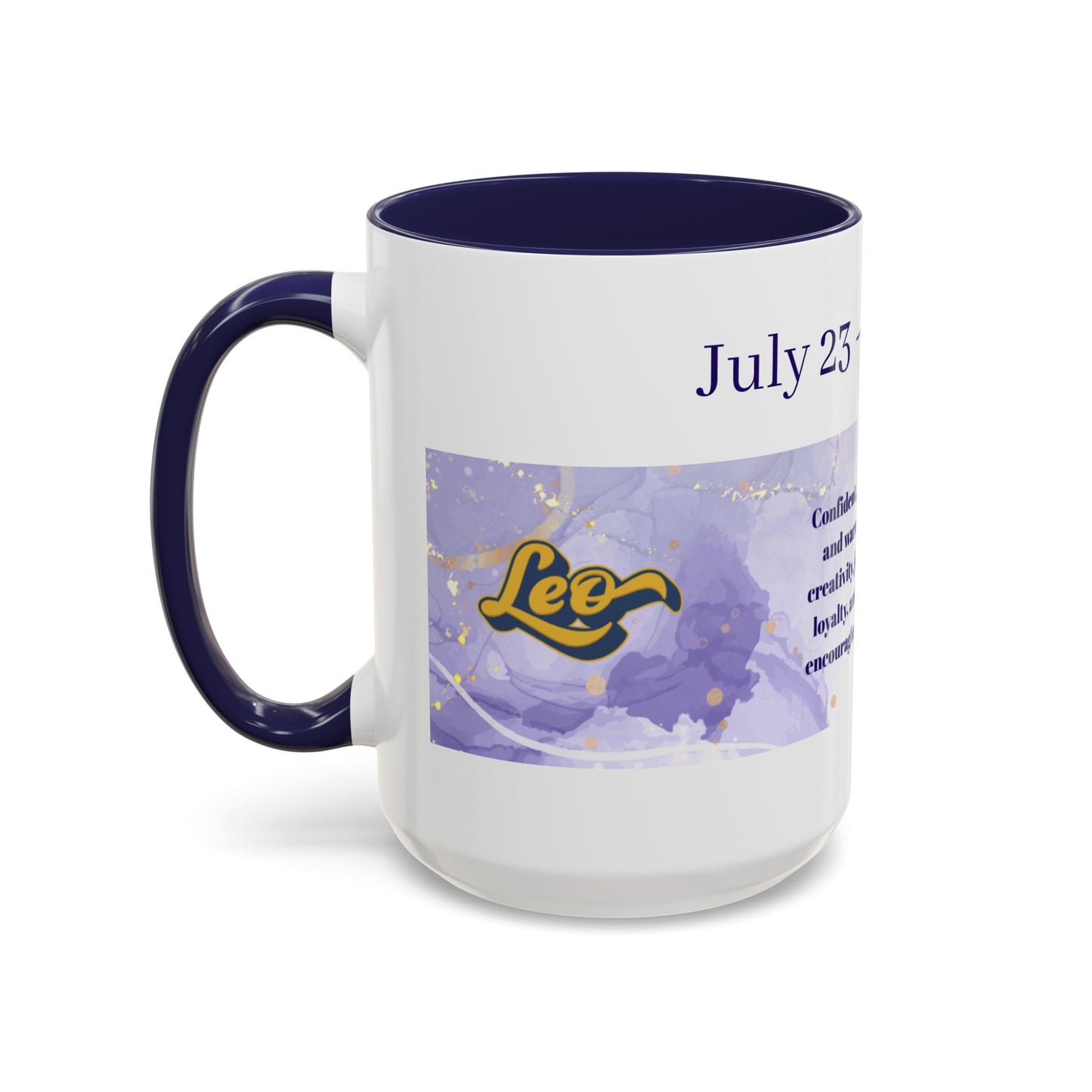 Leo Zodiac Coffee Mug — July 23–August 22 | Lion Horoscope Gift