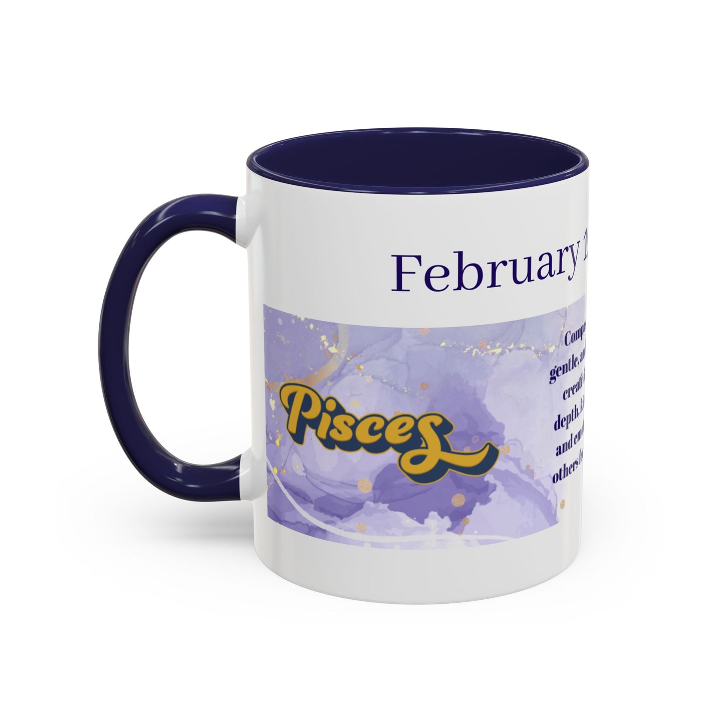 Pisces Zodiac Coffee Mug — February 19–March 20 Astrology Gift